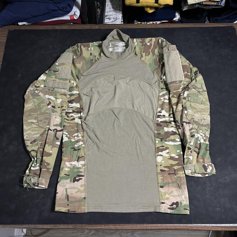 US Army Combat Shirt Mens Small Multicam FR Flame Resistant Massif Cyre API LLC
